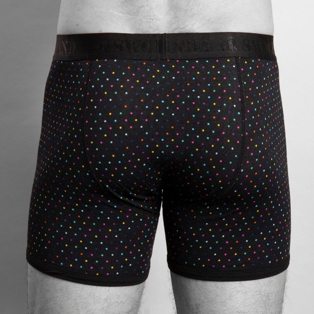 Bamboo Boxers - Multi-Coloured Dots Underwear Swole Panda