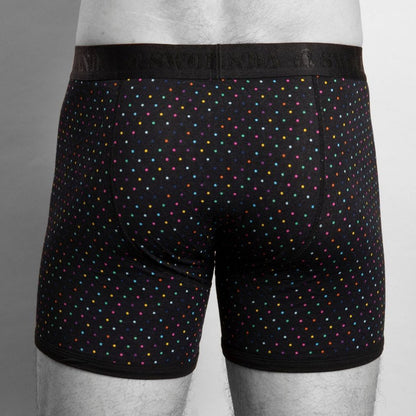 Bamboo Boxers - Multi-Coloured Dots Underwear Swole Panda