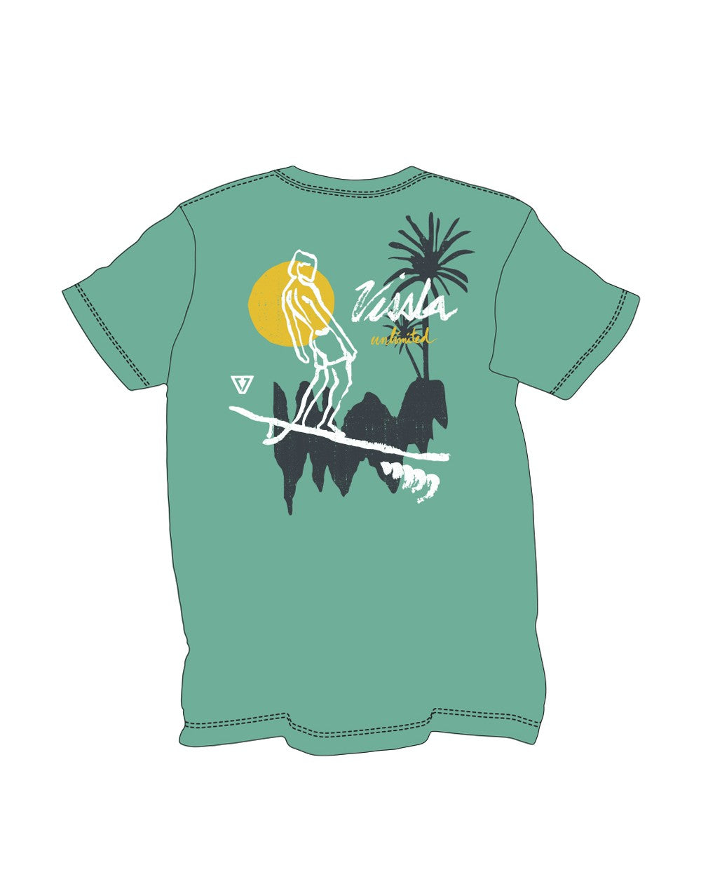 Vissla Chill-In tee shirt tee shirt Vissla Jade S