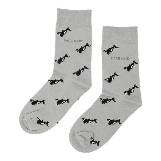 Save the Orca Small Motif Socks Socks Bare Kind