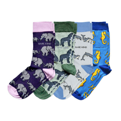 Wild at Heart Bamboo Sock Set Socks Bare Kind
