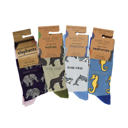Wild at Heart Bamboo Sock Set Socks Bare Kind