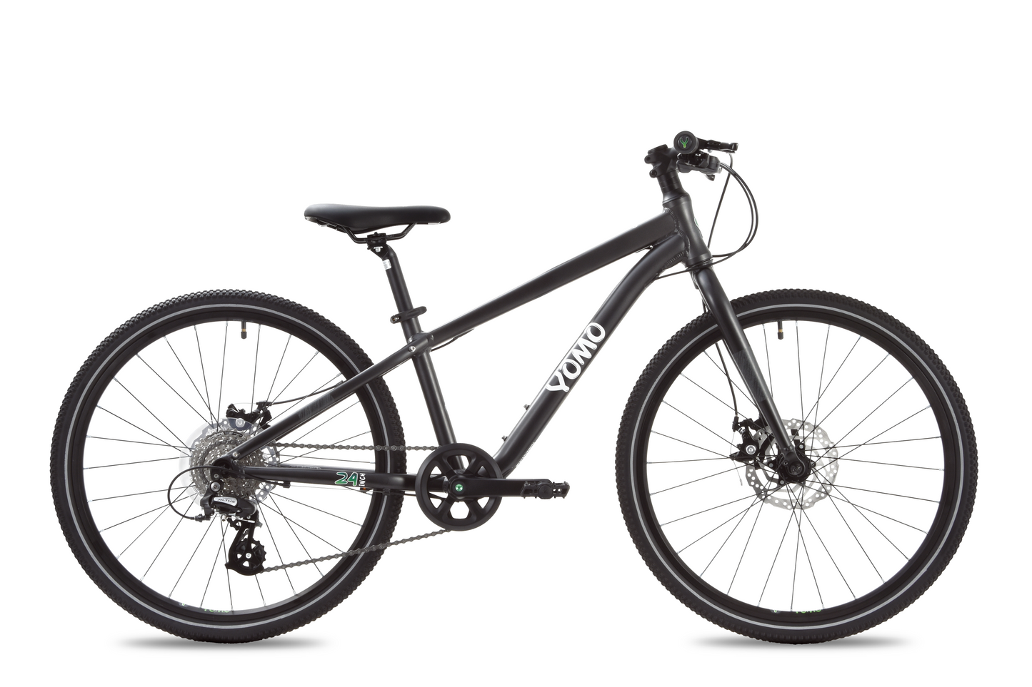 YOMO 24 YOMO Bikes Dark Grey Rider Age 8 - 11 Years Old