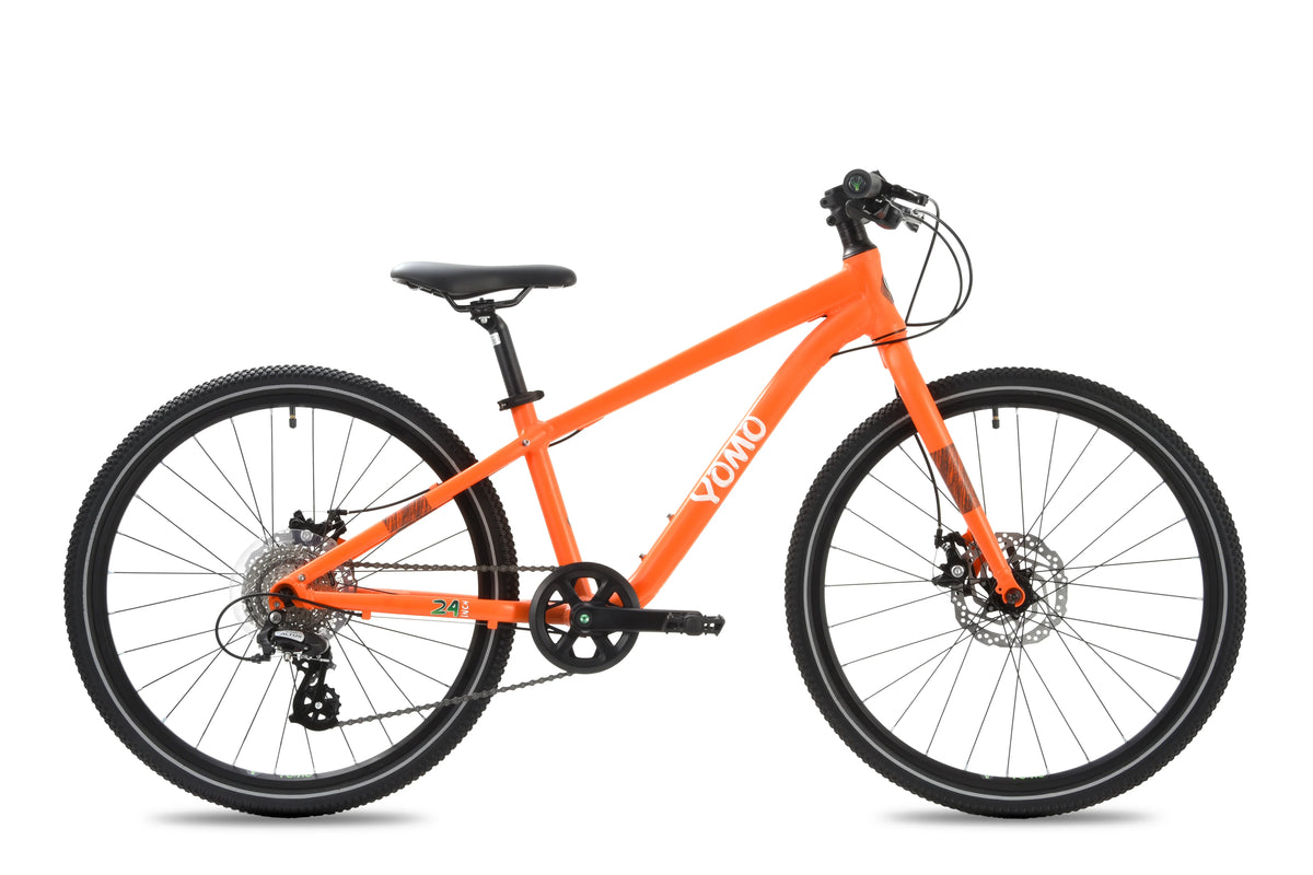YOMO 24 YOMO Bikes Orange Rider Age 8 - 12 Years Old