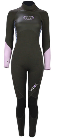 TWF XT3 Ladies 3mm Full Length Wetsuit Lavender Shell