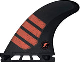 Futures F4 5-Fin Alpha Surfboard Fin Set Size Small Red