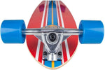 D-Street Pintail Ocean 35" Longboard Skateboard Red