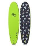 7'0 Slab Shaka Lime Soft Top Surfboard - Bob Gnarly Surf