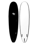 8'0 Slab Day Tripper Black Soft Top Surfboard - Bob Gnarly Surf