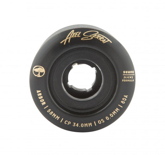 Arbor Signature Wheel Suave Axel Serrat 80a Black - Bob Gnarly Surf