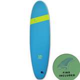 Mobyk Classic Long Softboard - Blue Curacao - Bob Gnarly Surf