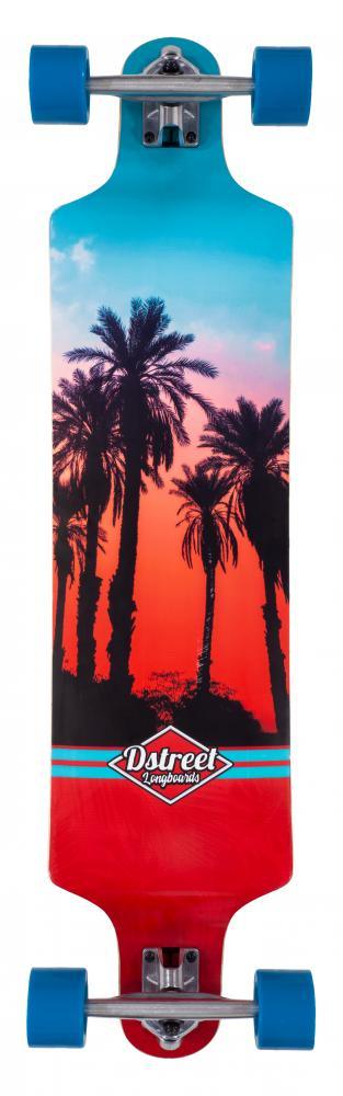 D Street Drop Down Hawaiian 39.5" Longboard - Bob Gnarly Surf