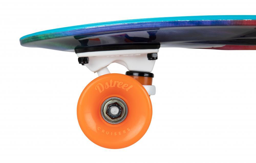 D Street Cruiser Tie Dye 27" PP Deck Cruiser D Street