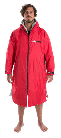 dryrobe® Advance Weatherproof Changing Robe Red/Grey