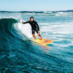 Ocean & Earth MR 6'8 Epoxy Soft Super Twin Fin Surfboard Flames