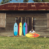 Ocean & Earth MR 6'0 Epoxy Soft Super Twin Fin Surfboard Flames