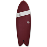 Mobyk 5'8 Old School Softtop Surfboard Stout - Bob Gnarly Surf