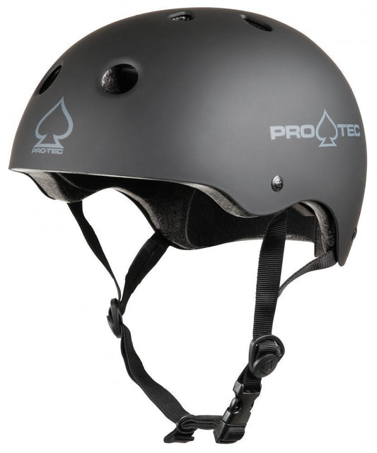 Pro-Tec Adult Skate Helmet Classic Matte Black - Bob Gnarly Surf