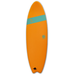 Mobyk Quad Fish 6'0 Softtop Surfboard Pilsner Orange
