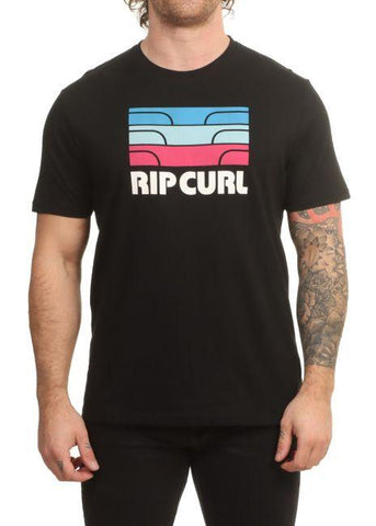 Rip Curl Surf Revival Waving Tee Black