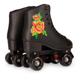 Rookie Quad Rollerskates Rosa Black Adult Kids Roller Boots - Bob Gnarly Surf