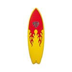 Ocean & Earth MR 5'9 Epoxy Soft Super Twin Fin Surfboard Flames