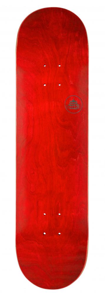 Sushi Pagoda Stamp Red Deck 31.25" x 7.875" - Bob Gnarly Surf