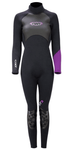TWF XT3 Ladies 3mm Full Length Wetsuit Black