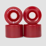 Arbor Easyrider Wheels Outlook Full Set Of 4 Red - Bob Gnarly Surf