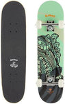 Arbor Seed 7.25" Woodcut Complete Skateboard Green - Bob Gnarly Surf