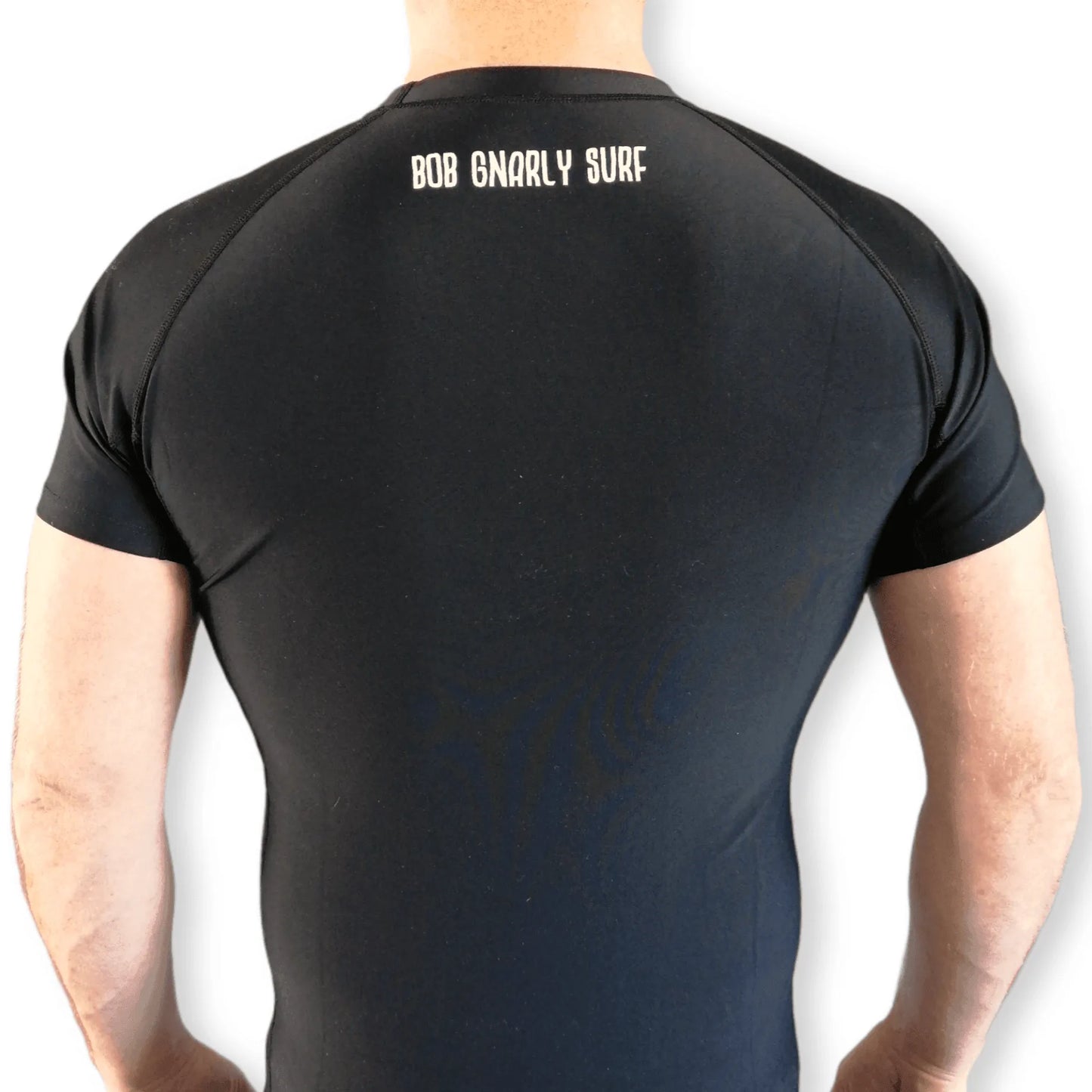 Banzai Black Raglan Rash Vest - Bob Gnarly Surf