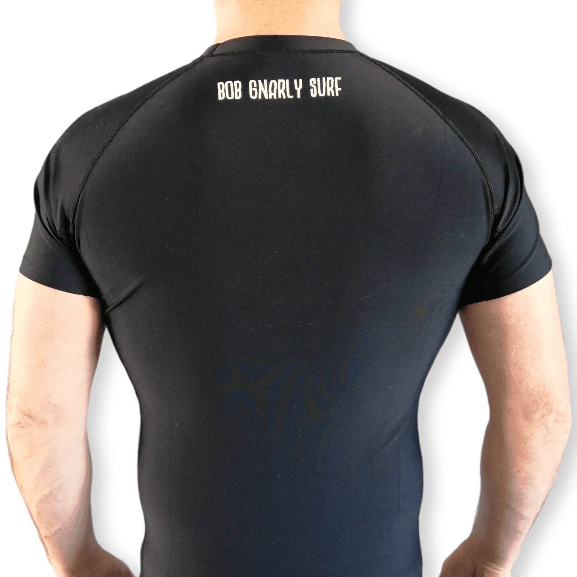 Banzai Black Raglan Rash Vest - Bob Gnarly Surf