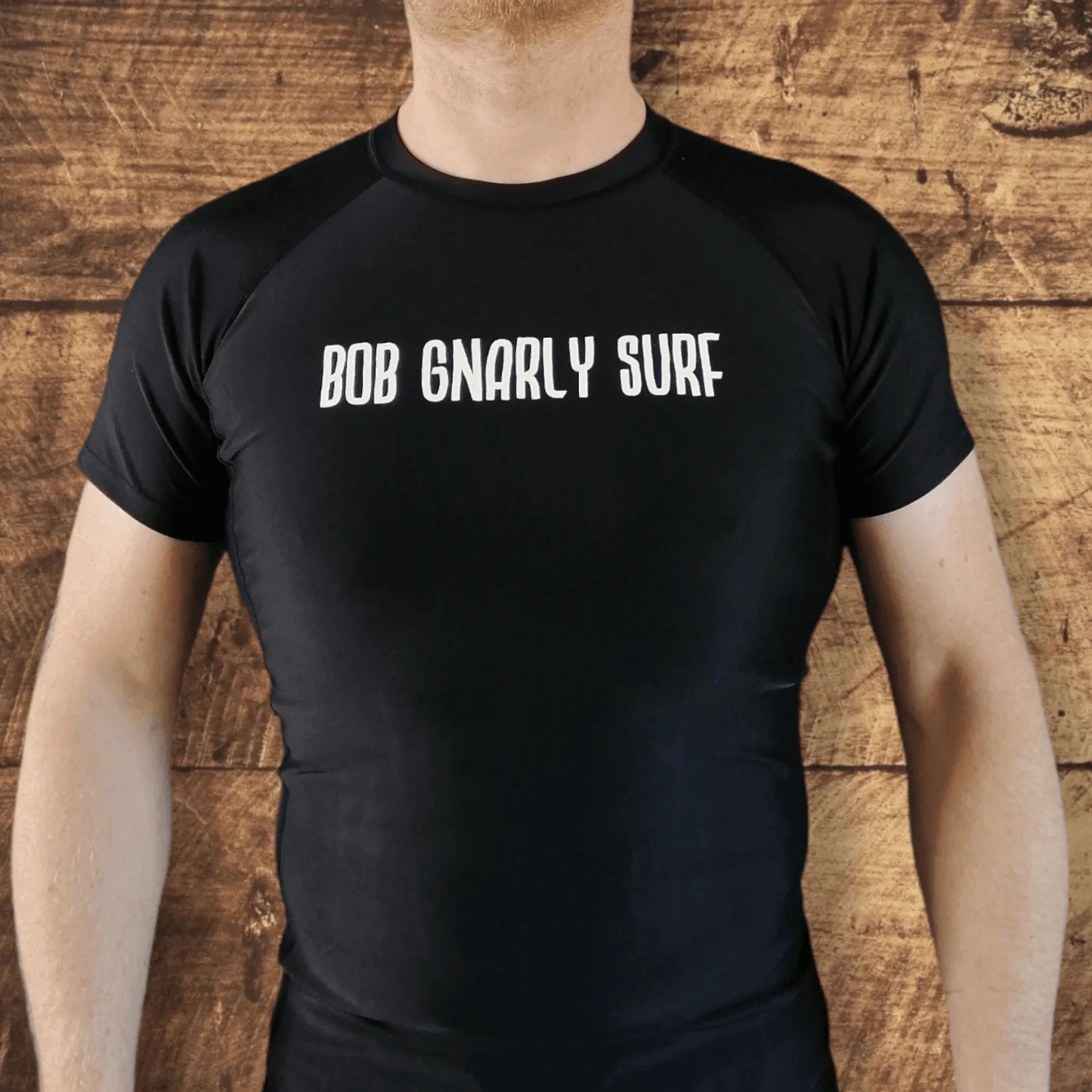 Banzai Black Raglan Rash Vest - Bob Gnarly Surf