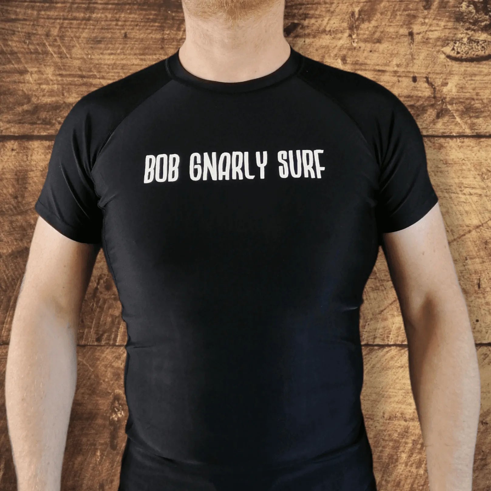 Banzai Black Raglan Rash Vest - Bob Gnarly Surf