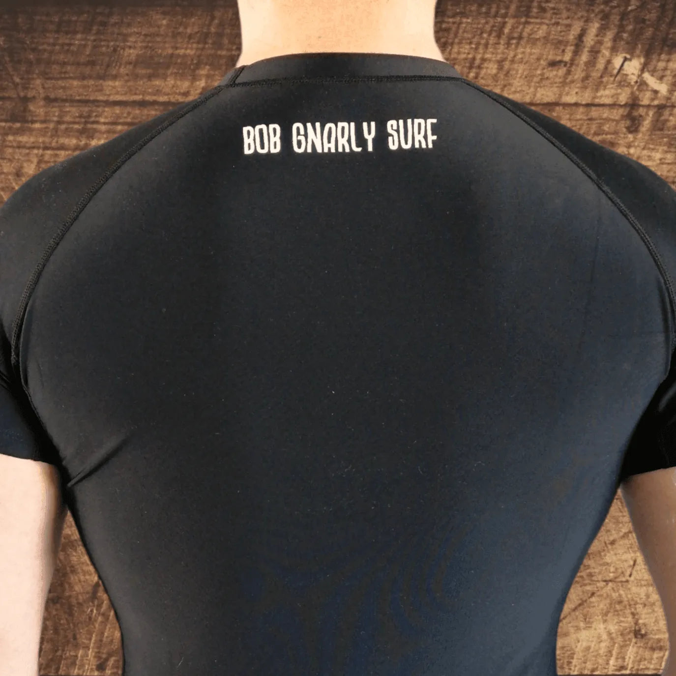 Banzai Black Raglan Rash Vest - Bob Gnarly Surf