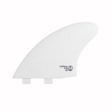 Captain Fin Co CF Twin Keel - White (FCS) - Bob Gnarly Surf