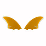 Captain Fin Co CF Twin Keel - Yellow (FCS) - Bob Gnarly Surf