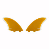 Captain Fin Co CF Twin Keel - Yellow (FCS) - Bob Gnarly Surf