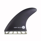 Captain Fin Co Chippa Wilson New Bones Thruster Set Single Tab (Futures Compatible) Medium - Bob Gnarly Surf