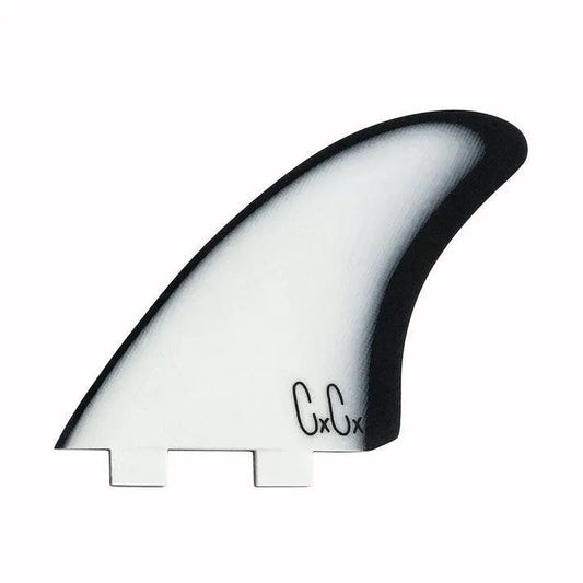 Captain Fin Co Christenson Twin Especial - White/Black (FCS) Twin Captain Fin Co