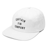 Captain Fin Co College Hat - White - Bob Gnarly Surf