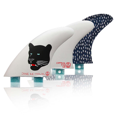 Captain Fin Co Dane Reynolds Thruster Set Twin Tab (FCS-I Compatible) - Bob Gnarly Surf