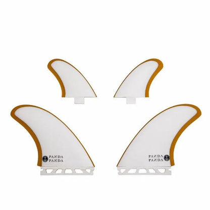 Captain Fin Co Panda Twinzer - White/Gold (Futures) - Bob Gnarly Surf