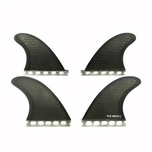 Captain Fin Co Tyler Warren Quad - Medium/Large (Futures) Quad Set Captain Fin Co Futures Black