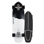 Carver 32.5" Black Tip C7 Complete Surfskate - Bob Gnarly Surf