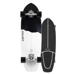 Carver 32.5" Black Tip CX Complete Surfskate - Bob Gnarly Surf