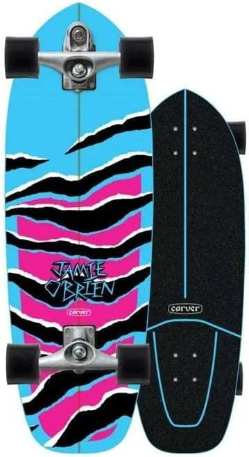Carver JOB 31" Blue Tiger Pro Model C7 Complete Surfskate Surfskate Carver 31" C7