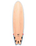 Cortez Woodcraft Fish Surfboard 6ft 6 Dovetail - Bob Gnarly Surf