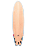 Cortez Woodcraft Fish Surfboard 6ft 9 Dovetail - Bob Gnarly Surf