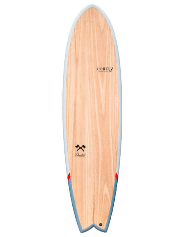 Cortez Woodcraft Fish Surfboard 7ft 2 Dovetail - Bob Gnarly Surf